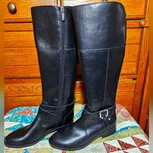 👢 - NINE WEST Knee height Black Boots Size 8.5 Like NEW 👢
